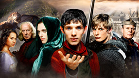 From left to right: Guinevere, Gaius, Morgana,...