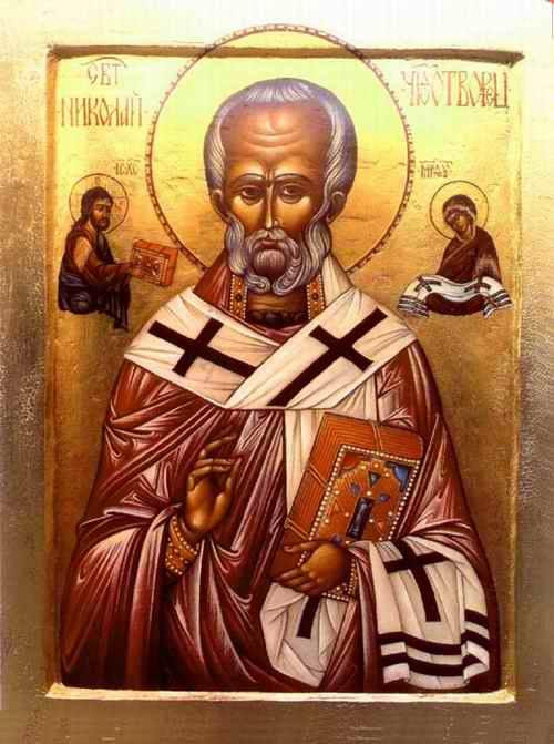 święty Mikołaj Z Miry Rysunek Rysunek Obraz: Biskup Swiety Mikolaj Z Miry Rysunek