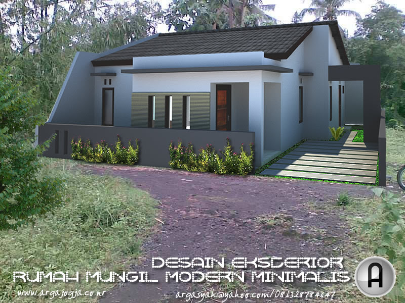 Desain Fasad Rumah Modern Minimalist Lahan 100 m2 Day