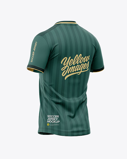Download Mens Crew Neck Soccer Jersey Mockup Back Half Side View Football Jersey T Shirt Psd Download 91 66 Mb PSD Mockup Templates