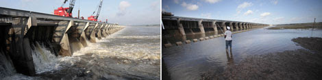 Desbordamiento del río Mississipi que podría afectar al Misouri. | AP