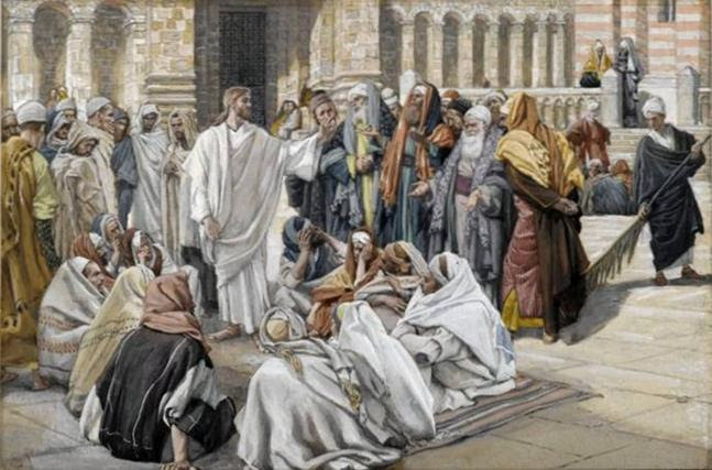 Arquivo: Brooklyn Museum - Os fariseus Pergunta Jesus (Les pharisiens questionnent JÃ©sus) - James Tissot.jpg