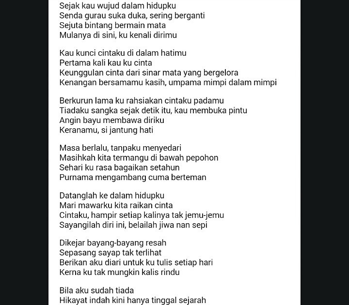 Si Jantung Hati Lirik