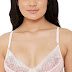 Clovia Women's Non-Padded Underwired Bridal Bra in Pink - Lace