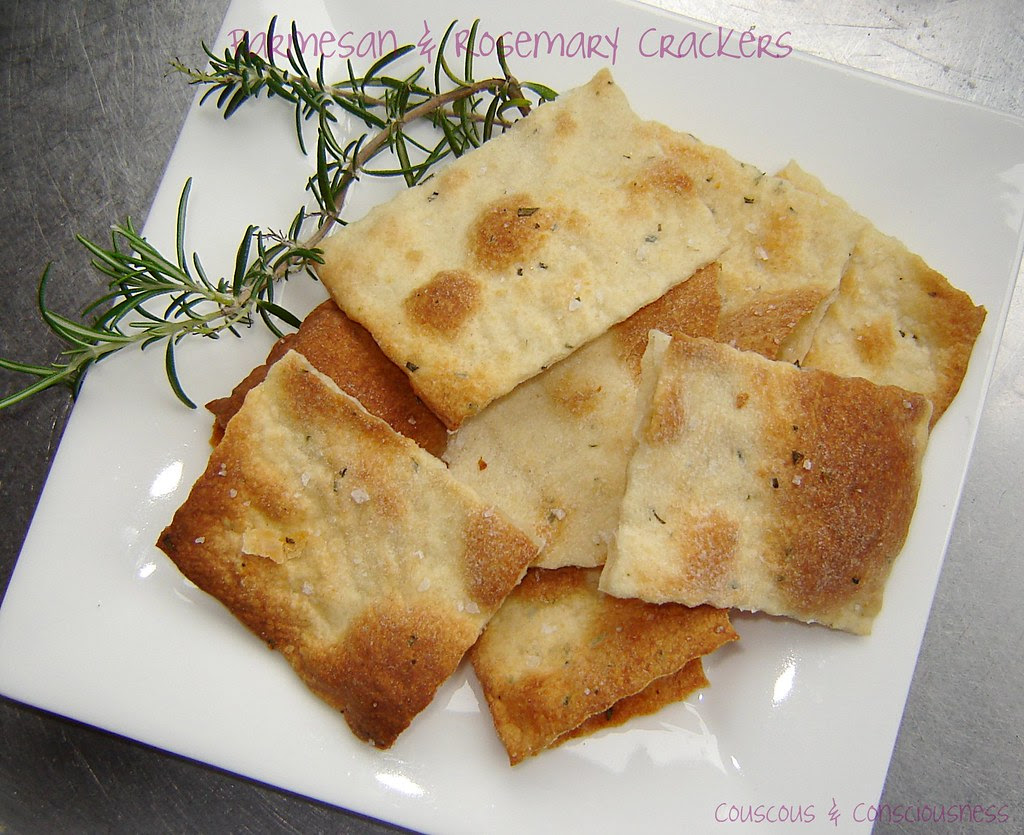 Parmesan & Rosemary Crackers 1