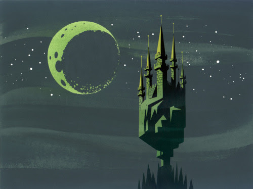 A background for Samurai Jack, painted by Scott Wills.