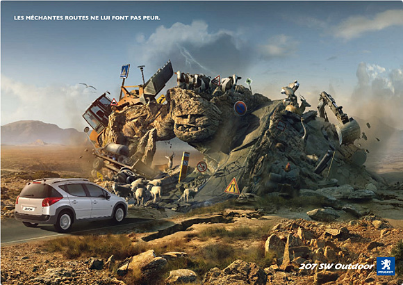 Malicious Roads Creative Automotive Ads That Make You Say WOW (Funny PICS)