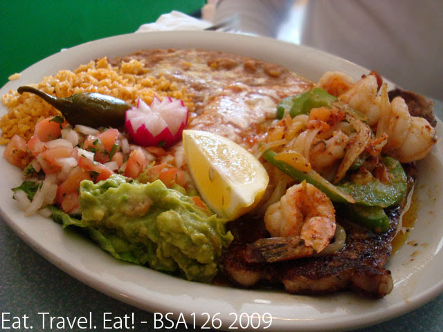 NY Steak with Shrimp Fajita