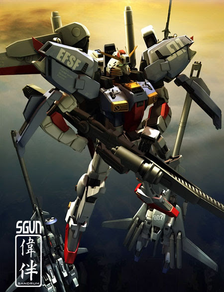 Ex-S S-Gundam MKII gundam 3d mesh cg sandrum