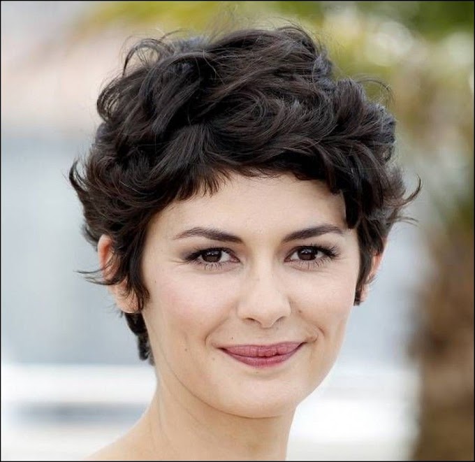 Short Hairstyle Women Round Face Pixie Thick Hair