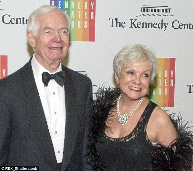 Fast turnaround: U.S. Senator Thad Cochran (left) on Saturday married his longtime aide Kay Webber (right) just months after his wife of over 50 years died in a Mississippi nursing home. The new husband and wife are seen here in 2013