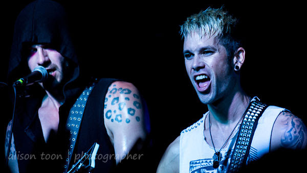 Creighton Emrick, guitar, and Nic Speck, bass, Orgy