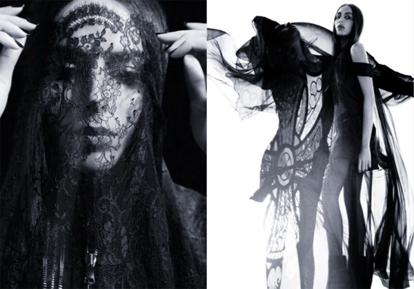 Obscure Alternatives: Leah T in Givenchy for Lurve Magazine
