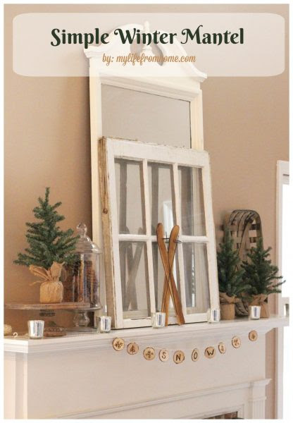 My Life From Home Simple-Winter Decorating-for-Winter-mantels Christine