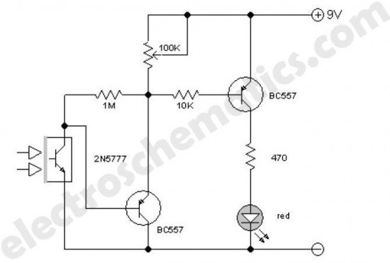 infrared detector circuit diagram