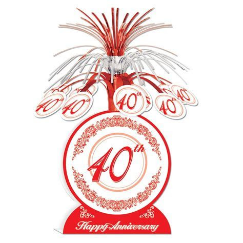 40th Anniversary Centerpiece PartyCheap 40th Anniversary Centerpiece PartyCheap