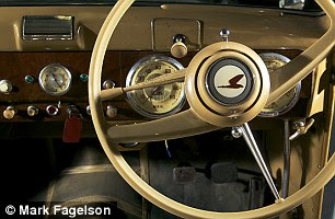 The dashboard of an unrestored Humber