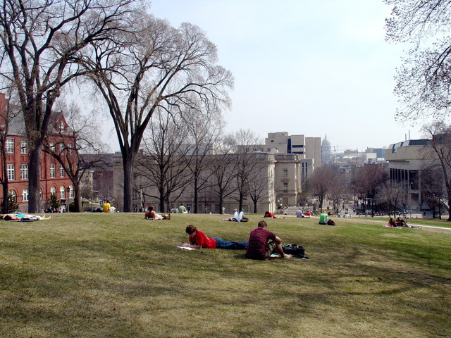 Campus election day.