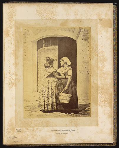 Toledanas en el siglo XIX. Foto Jean Laurent. Biblioteca Nacional de Brasil