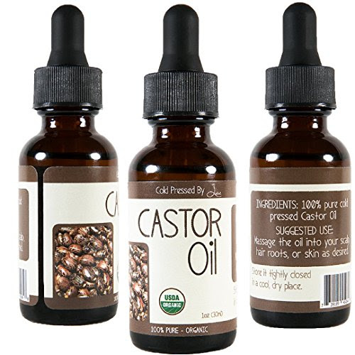 Castor Oil Organic -For Eyelashes and Eyebrows, For Hair ...