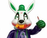 Right out of the pages of Batman… Frank Kozik × BlackBook Toy's "'Supervillain' A Clockwork Carrot" as the Joker!
