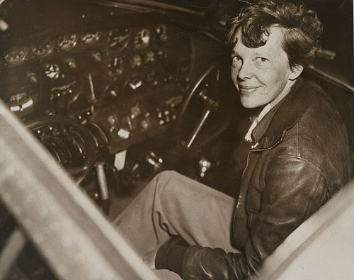 Amelia Earhart via Futility Closet