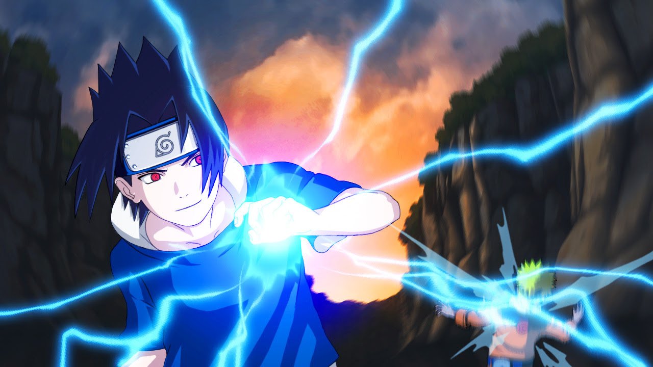 sasuke ultimate chidori statue
