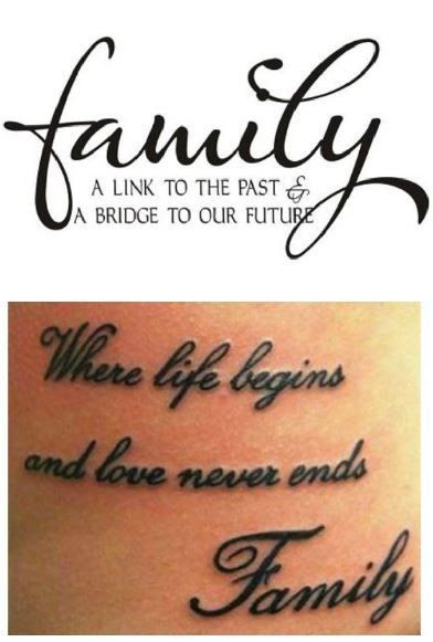 Frasi Sulla Famiglia Da Tatuare