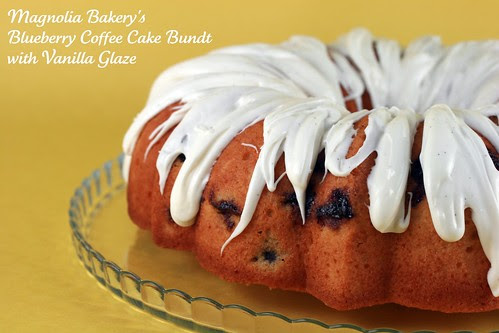 Blueberry Coffee Cake Bundt with Vanilla Glaze - I Like Big Bundts
