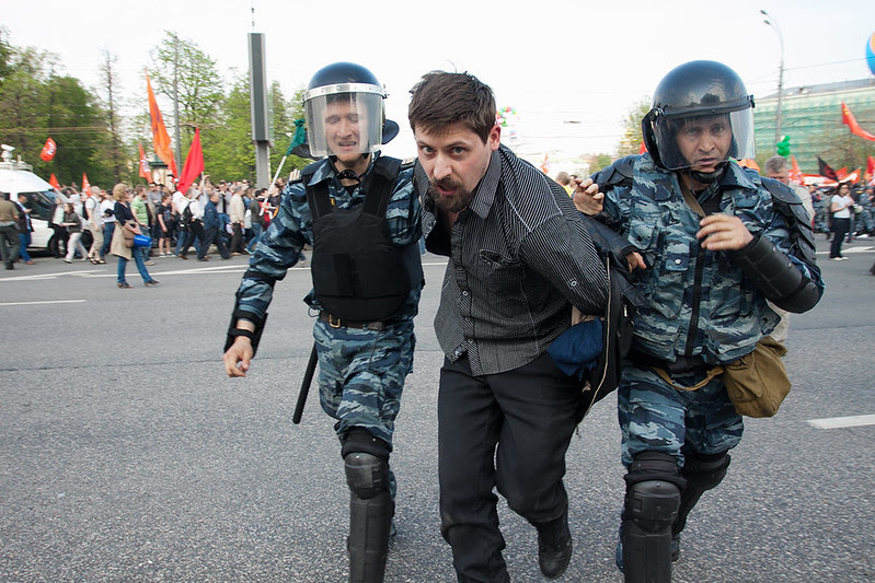 Задержание на Марше миллионов 6 мая 2012