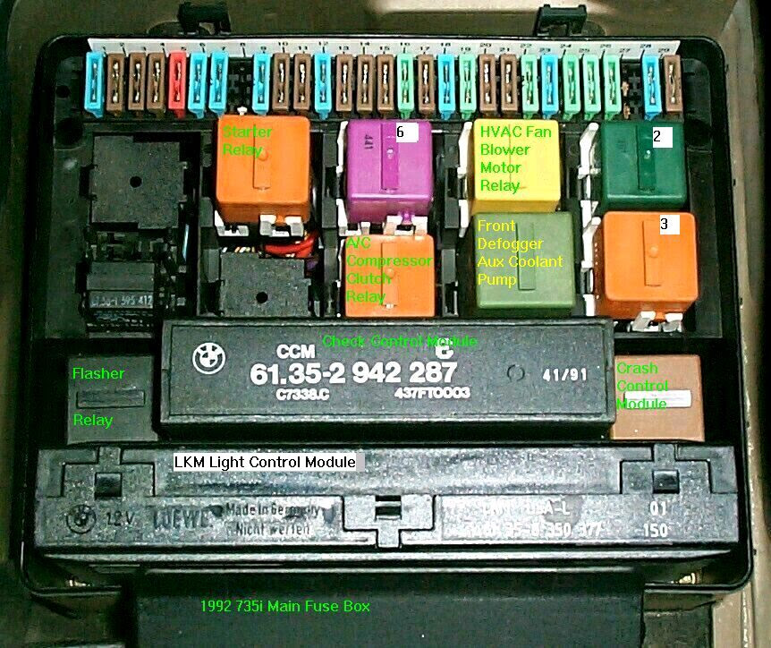 Bmw Fuse Box Relay - Wiring Diagram Schema