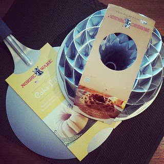 Bought new #bundt & giant cake lifter. Um, you ready for another round of I Like Big Bundts?!