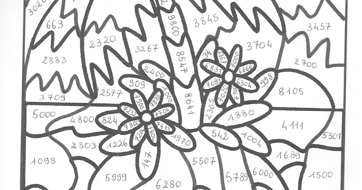 Coloriage Magique Cp Dizaines Unites  Haut Coloriage HDImages et