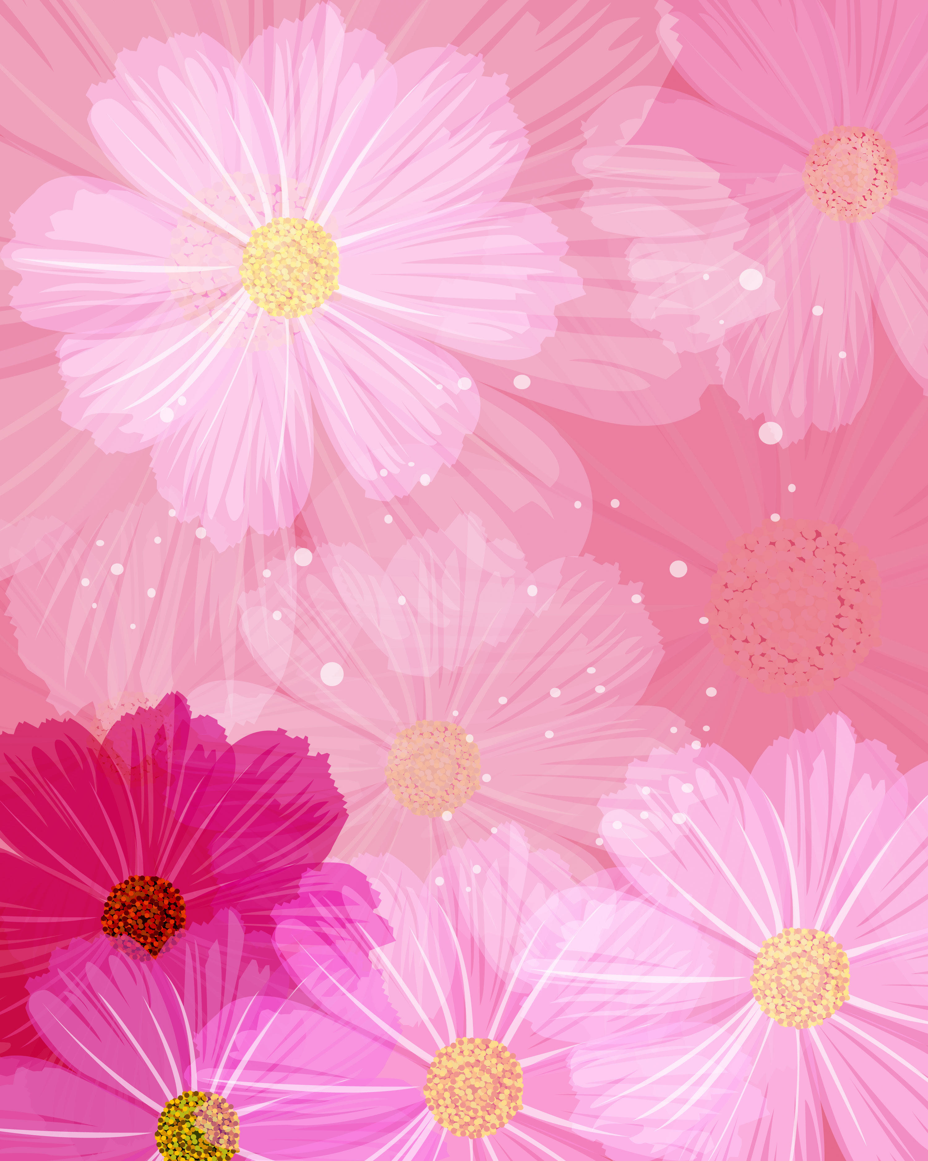 花 ピンク 壁紙