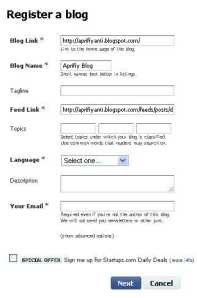 cara posting blog ke fb 4