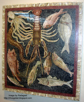 Seafood mosaic