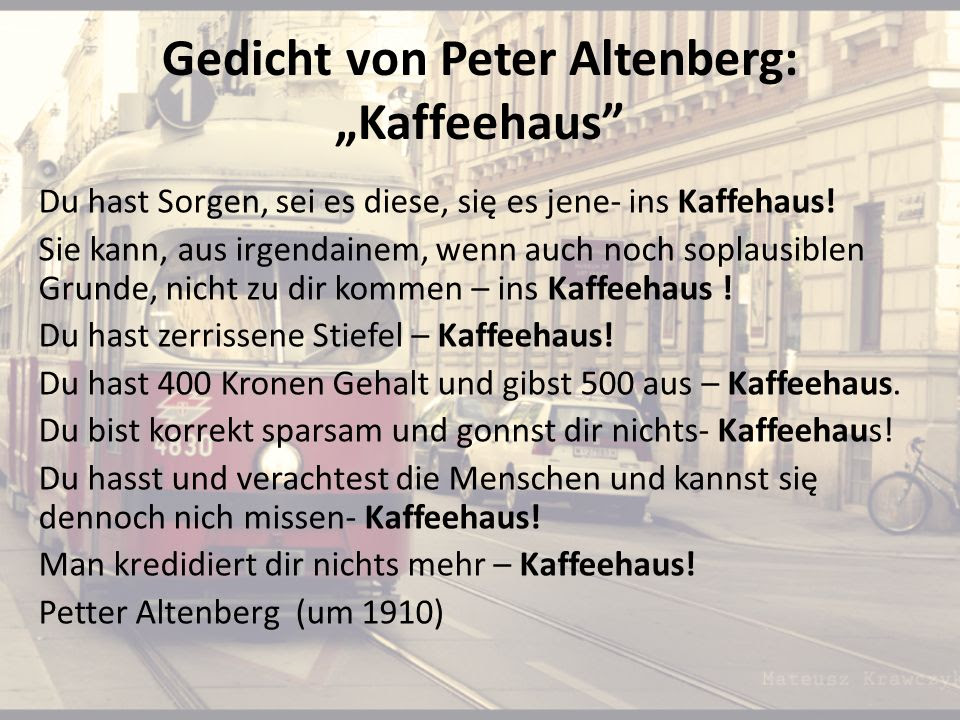 Bildergebnis für peter altenberg kaffeehaus