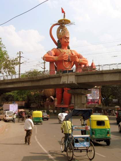 Estatua de Hanuman en Nueva Delhi 3