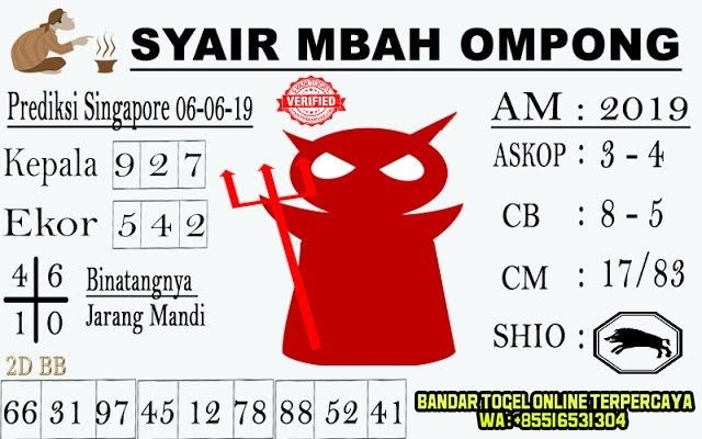 Syair Mbah Ompong Sgp Hari Ini Pdf Journal