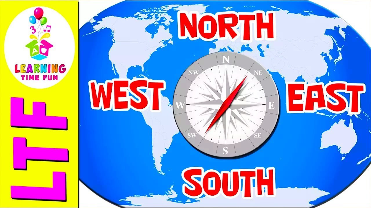 North South East West Cardinal Directions Geography North South East West Cardinal Directions Geography