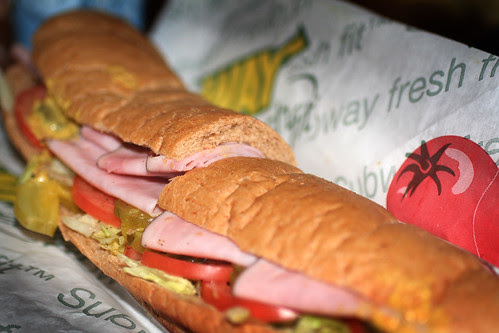 five dolla foot long - with ham