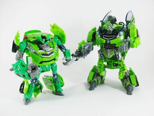 Transformers Skids RotF Human Alliance vs Deluxe - modo robot