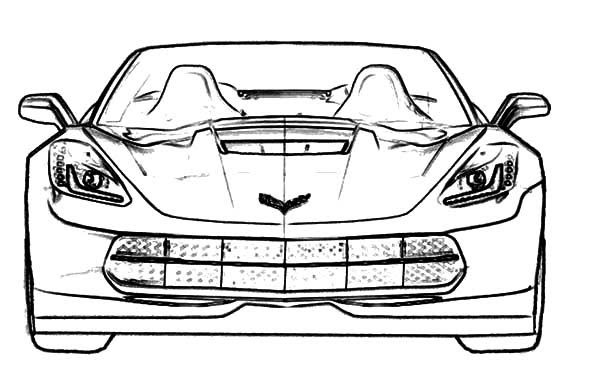 Featured image of post Corvette Stingray Coloring Pages Corvette stingray script vinyl decal sticker 6 or 9 wide many colors chevrolet