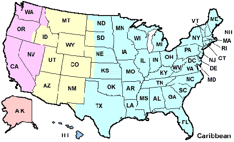States Of America By Alphabetical Order