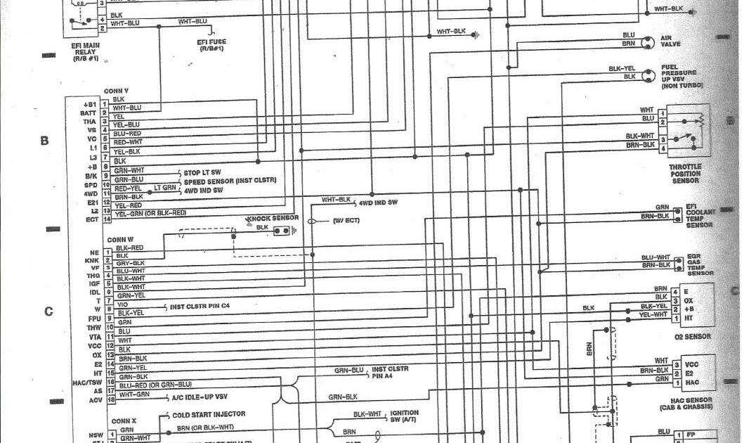 1993 Toyota Pickup Wiring Harness Connectors | schematic and wiring diagram