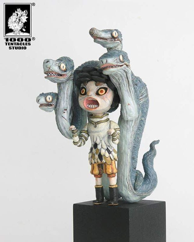 1000Tentacles's "Descendants of Ancient Chaos Series #01: Medusa  Offspring!" - SpankyStokes.com | Designer Toy • Vinyl Toy • Art Toy Blog