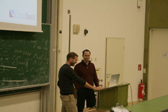 Chris Aniszczyk and Jeff McAffer on Toast (© Markus Musil)