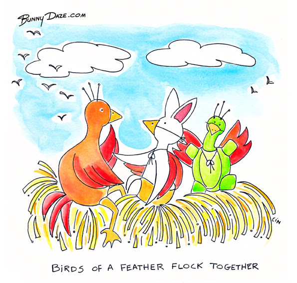 Modern Proverbs: Birds of a feather flock together