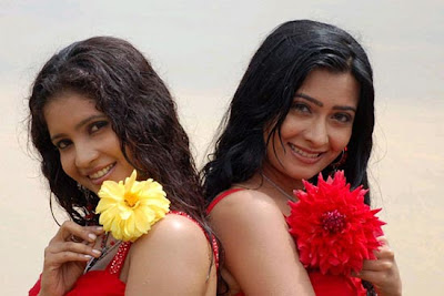 Shubha Poonja and Radhika Pandit in Kannada film, Moggina Manasu