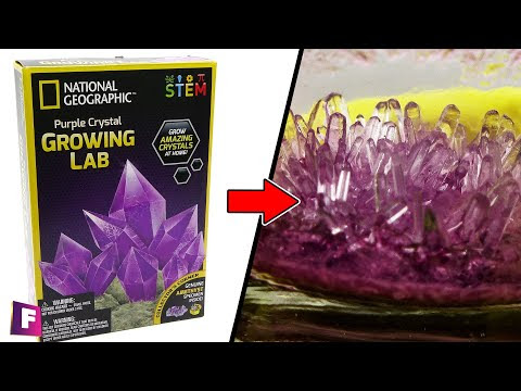Hago mis propios cristales (Mineral artificial) - Crystal growing Lab de national Geographic